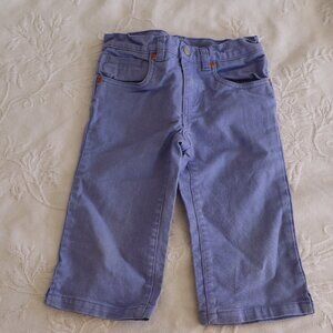 Luck Brand Dungarees Purple Periwinkle Jeans Sz 4